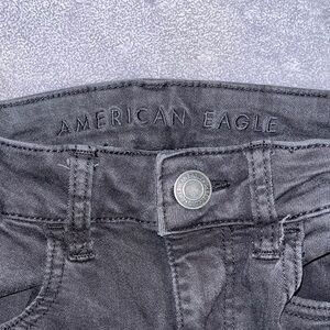 American Eagle Outfitters Women's Charcoal High Rise Jeans